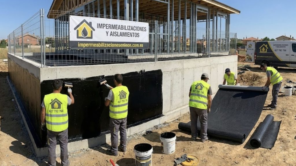 Impermeabilización de cimentación en León impermeabilizaciones cimentaciones leon